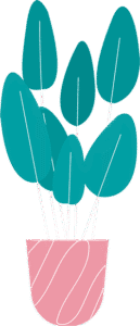 Decorative plant leaves