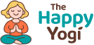 The Happy Yogi Logo On Light
